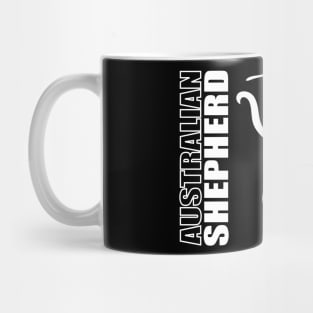 Australian Shepherd profile Aussie dog lover Mug